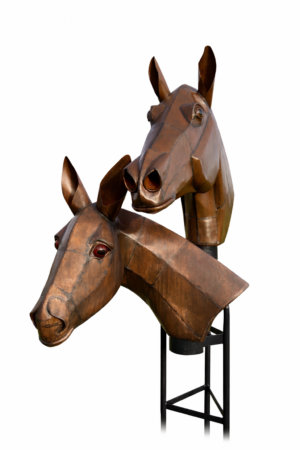 Roland Bert Levend Metaal Paarden